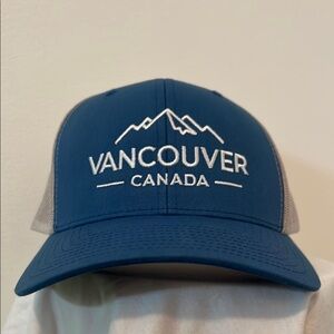 The classics Vancouver Canada trucker van hat new steel grey blue